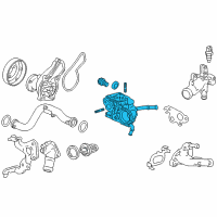 OEM 2018 Honda HR-V Case, Thermostat Diagram - 19320-R1A-A50