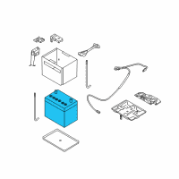 OEM 2017 Nissan Sentra Battery Diagram - 24410-ET00B