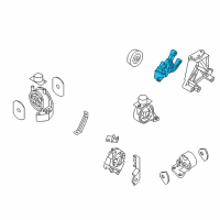 OEM Kia Amanti Engine Mounting Support Bracket Diagram - 2162139002