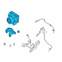 OEM Ford ABS Pump Assembly Diagram - DG9Z-2C405-J