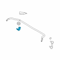 OEM Hyundai Equus Bracket-Stabilizer Bar Diagram - 54815-3N200