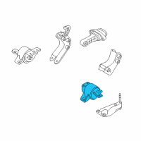 OEM Pontiac G3 Mount Diagram - 96806638