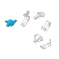 OEM Chevrolet Aveo Mount Asm, Engine Diagram - 96806632