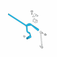 OEM 2014 Toyota Camry Stabilizer Bar Diagram - 48811-06251