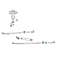 OEM 2019 Jeep Wrangler ADJUSTER-Steering Link Diagram - 68260466AB