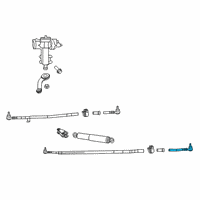 OEM 2020 Jeep Gladiator Tie Rod Diagram - 68258762AE