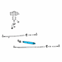 OEM Jeep Wrangler DAMPER-STEERING Diagram - 68251580AF