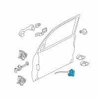 OEM 2006 Ford Escape Latch Assembly Diagram - 6L8Z-78264A01-DAD