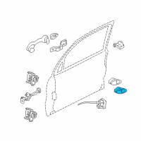 OEM 2005 Ford Escape Handle, Inside Diagram - 6L8Z-7826603-BC