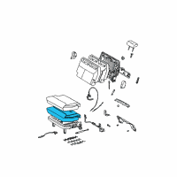 OEM 2007 Toyota Sienna Seat Cushion Pad Diagram - 79245-08010