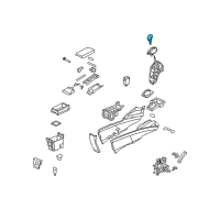 OEM Honda Knob Assy., Select Lever Diagram - 54130-SNA-A81