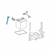 OEM 2010 Scion xD Negative Cable Diagram - 82123-52330