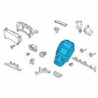 OEM Lincoln MKC Climate Control Module Diagram - EJ7Z18842BA