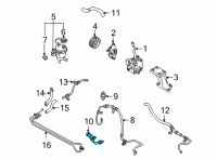 OEM Mercury Mariner Connector Hose Diagram - 6L8Z-3A719-C