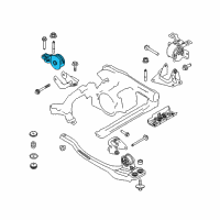 OEM Mercury Rear Mount Diagram - 5L8Z-6068-AE