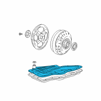 OEM Ford Pan Gasket Diagram - F6DZ-7A191-B