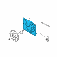 OEM Hyundai Sonata SHROUD-Radiator Diagram - 25350-3K210