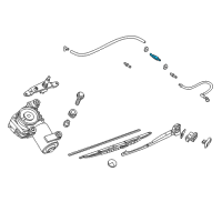 OEM Valve For Windshield Cleaning Diagram - 61-68-8-391-402