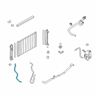 OEM Nissan Quest Hose - Auto Transmission Oil Cooler Diagram - 21631-1JA1A