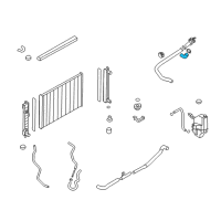 OEM 2010 Nissan Murano Hose-Radiator, Upper Diagram - 21501-JP00B