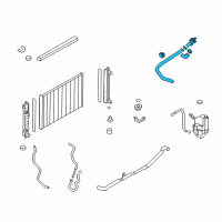 OEM 2012 Nissan Quest Hose-Radiator, Upper Diagram - 21501-JP00A