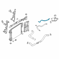 OEM 2019 Nissan Rogue Sport Hose-Reservoir Tank Diagram - 21741-DF40A