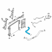 OEM 2018 Nissan Rogue Sport Hose-Radiator, Upper Diagram - 21501-DF40A