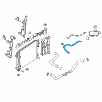 OEM 2022 Nissan Rogue Sport Hose-Reservoir Tank Diagram - 21742-DF40A