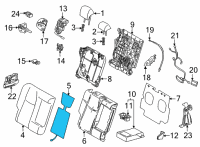 OEM 2022 Lexus NX450h+ HEATER ASSY, SEAT BA Diagram - 87530-78210