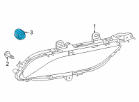 OEM 2021 Toyota Venza Led Unit Diagram - 81532-48010