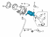 OEM Chevrolet Corvette Filler Pipe Diagram - 84759404