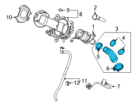 OEM 2020 Chevrolet Corvette Filler Hose Diagram - 84572012