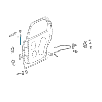 OEM Pontiac Aztek Rod-Rear Side Door Outside Handle Diagram - 10324414