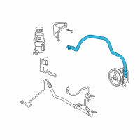 OEM 2010 Chrysler PT Cruiser Hose-Pump Supply Diagram - 5272867AF