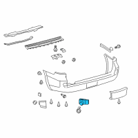 OEM 2015 Lexus LX570 Sensor, Ultrasonic Diagram - 89341-33190-E3