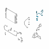 OEM 2015 Ford Edge Cooler Pipe Diagram - G2GZ-7C410-A