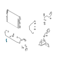 OEM Ford Cooler Pipe Retainer Diagram - F2GZ-7B147-D