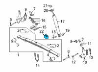 OEM 2017 Ford E-350 Super Duty Bumper Diagram - CC2Z-4730-B