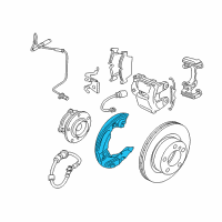 OEM 2013 BMW 128i Protection Plate Right Diagram - 34-10-6-762-852