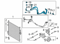 OEM Ford Bronco TUBE ASY Diagram - MB3Z-19D734-A