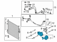 OEM Ford Bronco COMPRESSOR ASY Diagram - MB3Z-19703-F