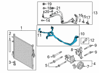 OEM Ford Bronco TUBE ASY Diagram - MB3Z-19A834-A