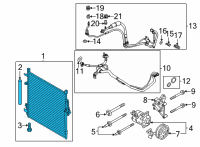 OEM 2022 Ford Bronco CONDENSER ASY Diagram - MB3Z-19712-A