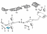 OEM 2022 Toyota Corolla Cross Support Bracket Diagram - 17571-F2030