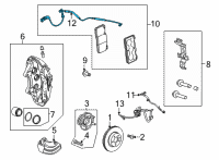 OEM Cadillac Wear Indicator Diagram - 85000938