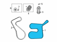 OEM Ram SERPENTINE Diagram - 53011251AA