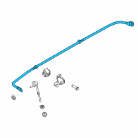 OEM Ford Focus Stabilizer Bar Diagram - BV6Z-5A772-A