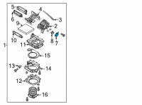 OEM 2022 Hyundai Elantra Mode Actuator Diagram - 97154-F2900