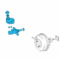 OEM 2015 Toyota RAV4 Master Cylinder Diagram - 47201-42340