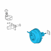 OEM 2008 Toyota RAV4 Booster Assembly Diagram - 44610-42301